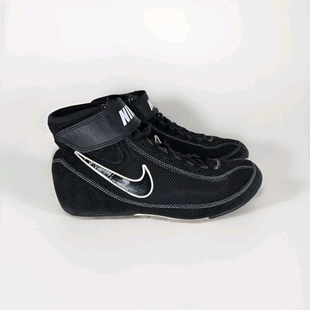NikeSpeedsweep‎ VII Wrestling Shoes Men's Sz 8.5 Boxing MMA BJJ Black Lace Up